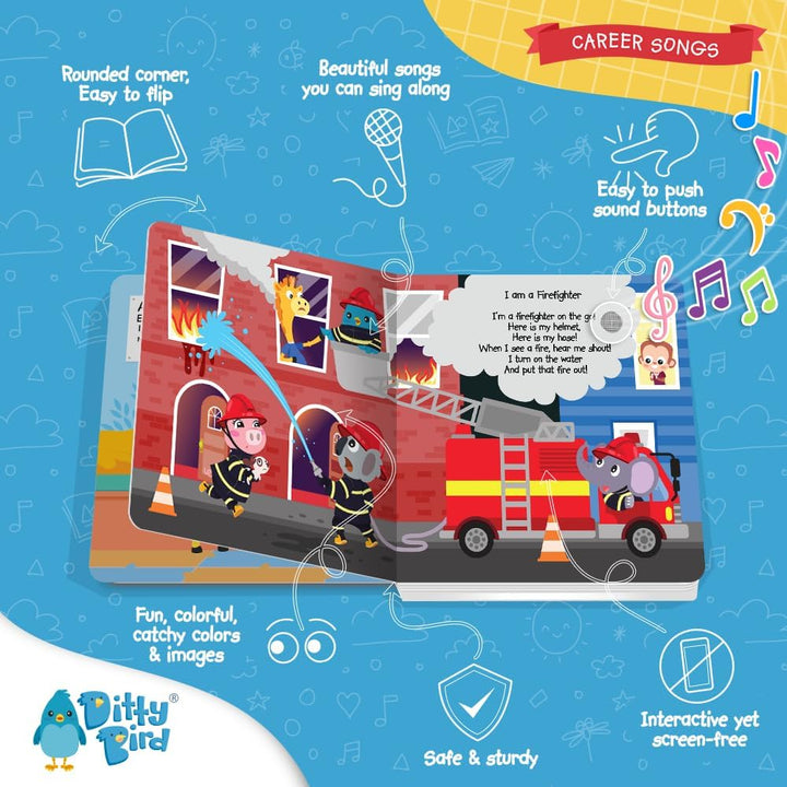 Libro Interactivo Musical Ditty Bird cuando sea mayor Niños