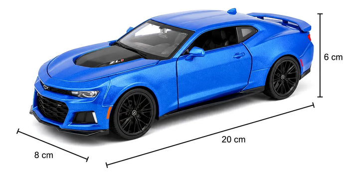 Carro 1:24 Se 2017 Chevrolet Camaro Zl Azul