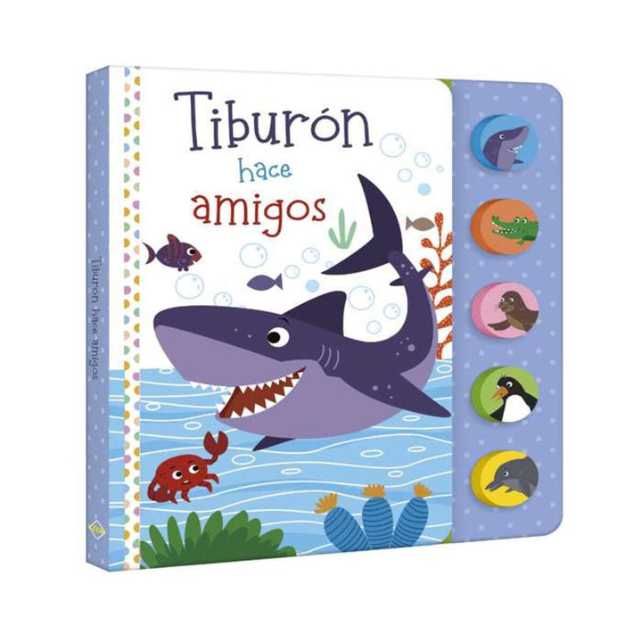 Libro Infantil Sonidos tiburón Hace Amigos Para Niños