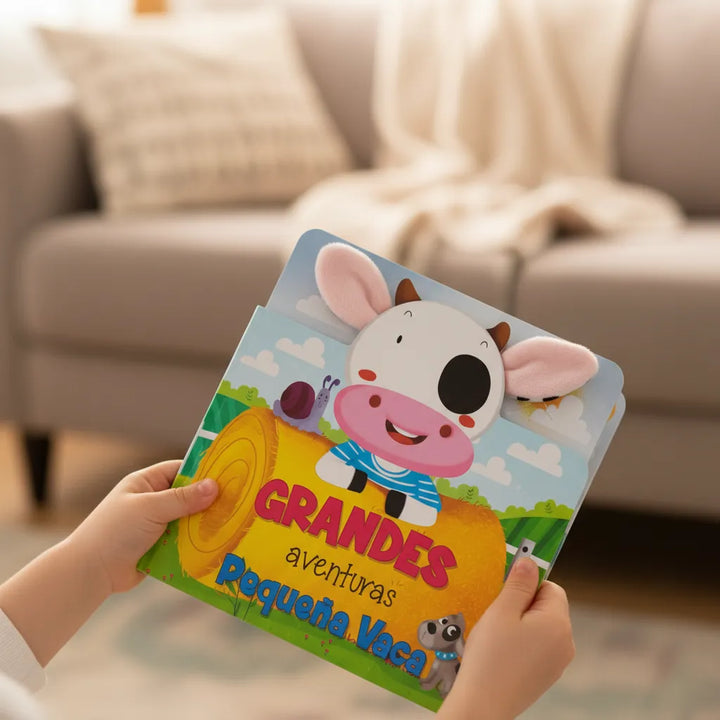 Libro Grandes Aventuras  La Pequeña Vaca Para Niños
