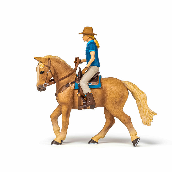 Juguete Figura De Caballo Y Jinete detallado Niños
