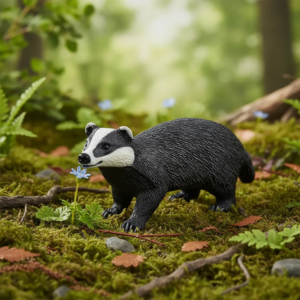 Figuras animales Tejón Pintada A Mano Schleich