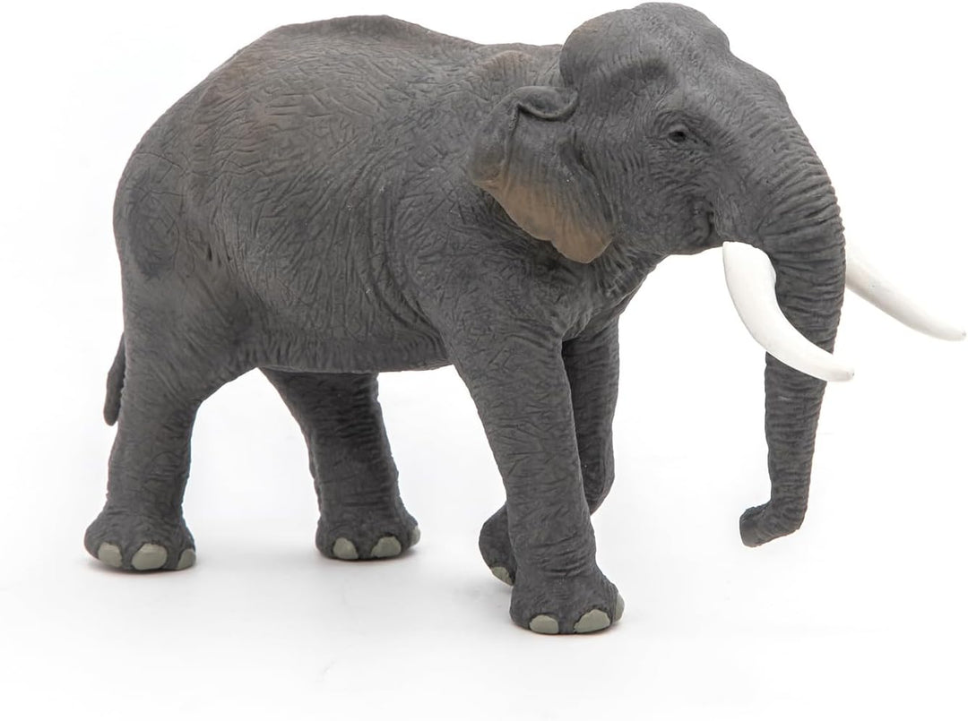 Figura Elefante De Asía Pintada A Mano papo