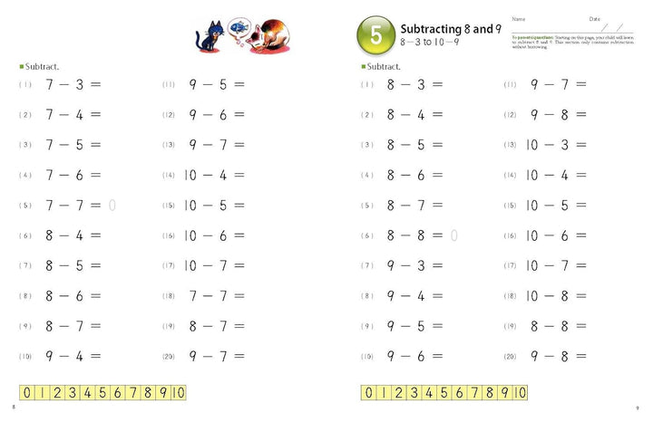 Libro Kumon Mi Libro De Restas Simples Para Niños
