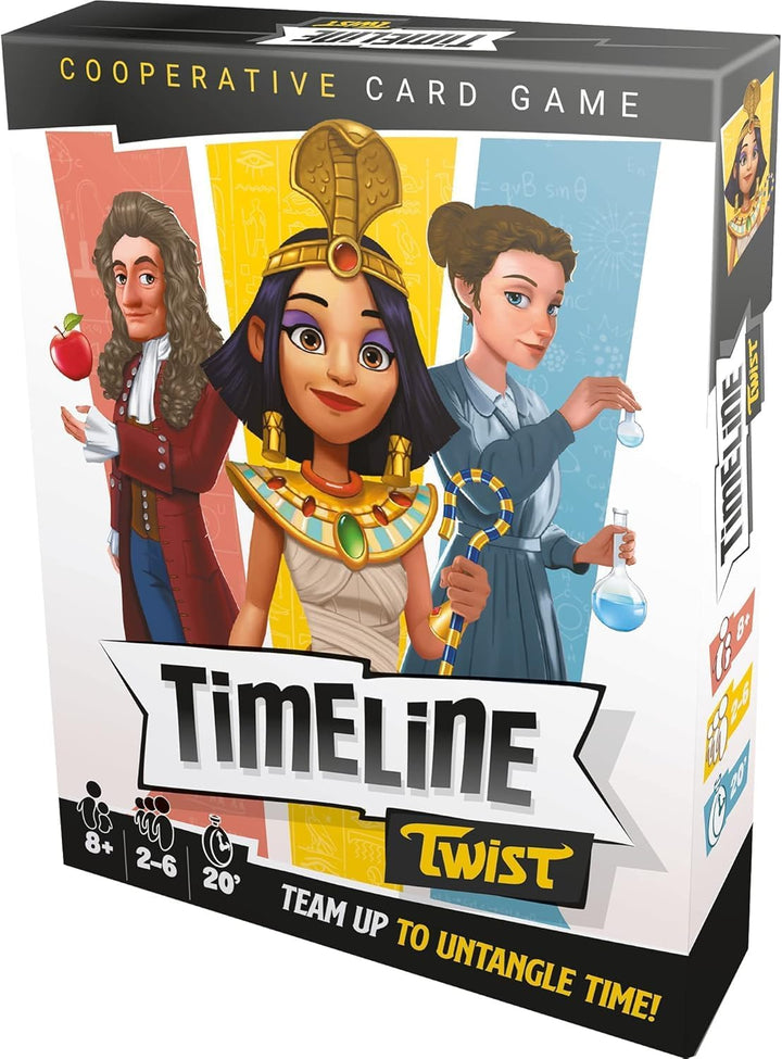 Juego De Mesa Timeline Twist Cooperativo Para Niños Familia