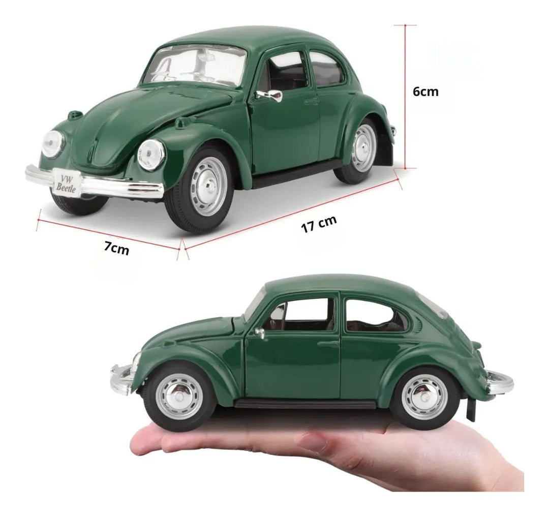 Carro Maisto 1:24 Se Volkswagen Beetle Verde