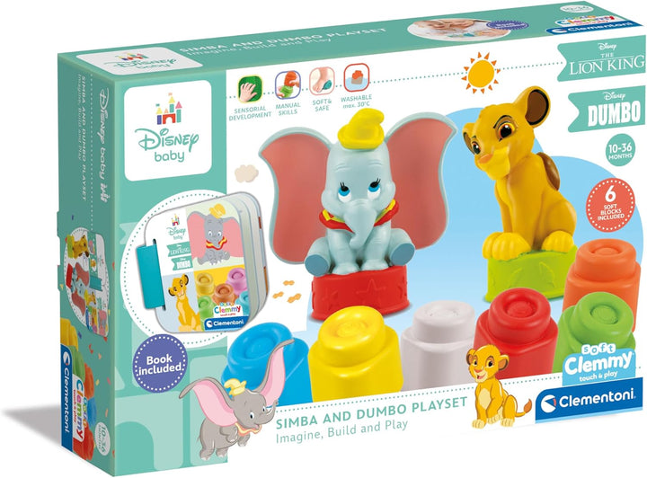 Juego Bloques Simba Y Dumbo Para Bebés