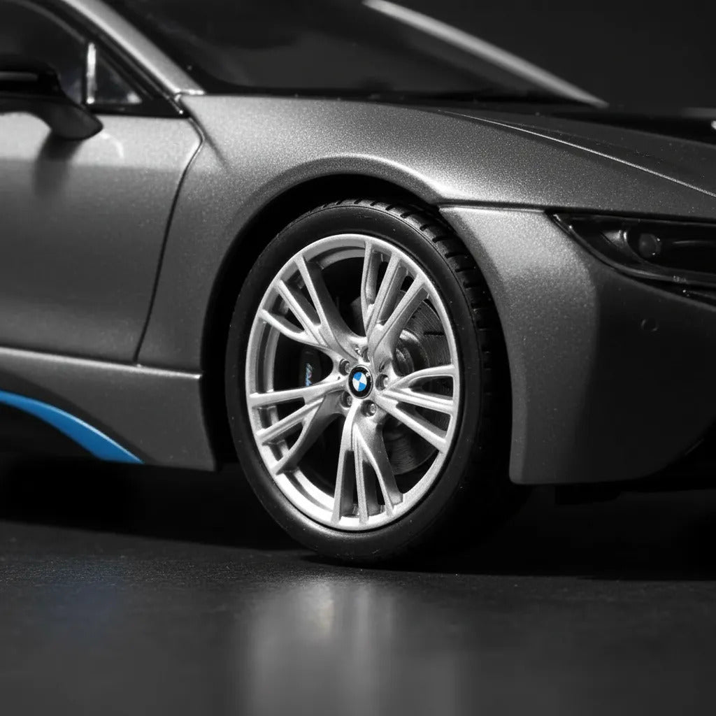 Carro Escala Coleccionable Bmw I8 Negro Niños