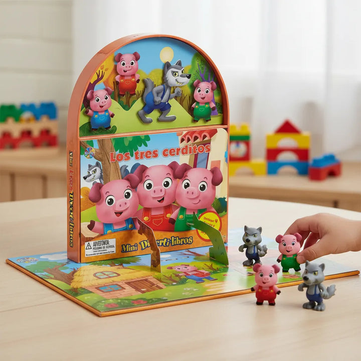 Libro y Juego 2 En 1 Los Tres Cerditos
