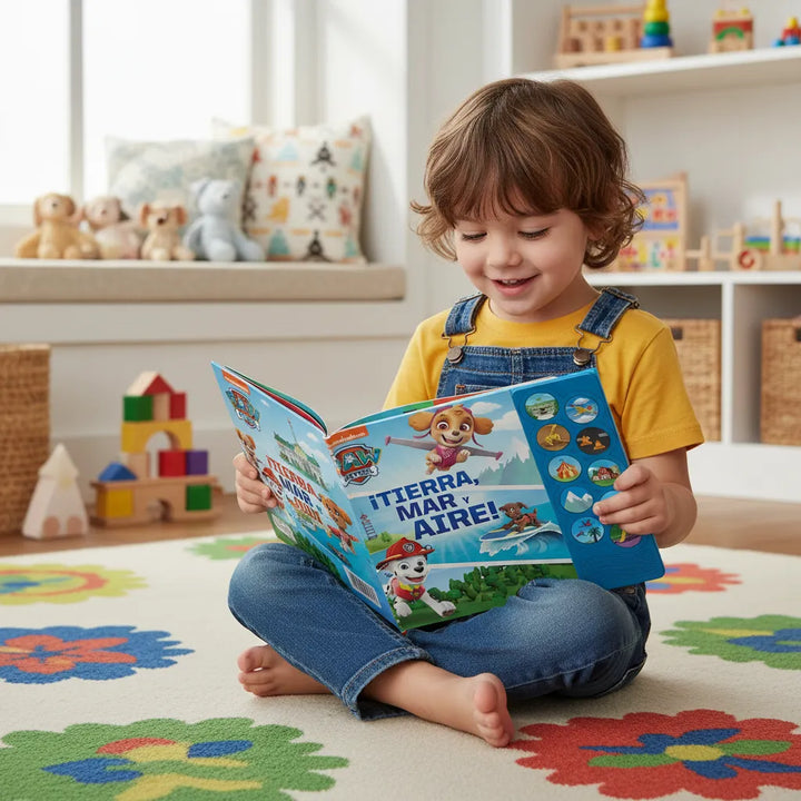 Libro Interactivo Paw Patrol Tierra Mar Y Aire