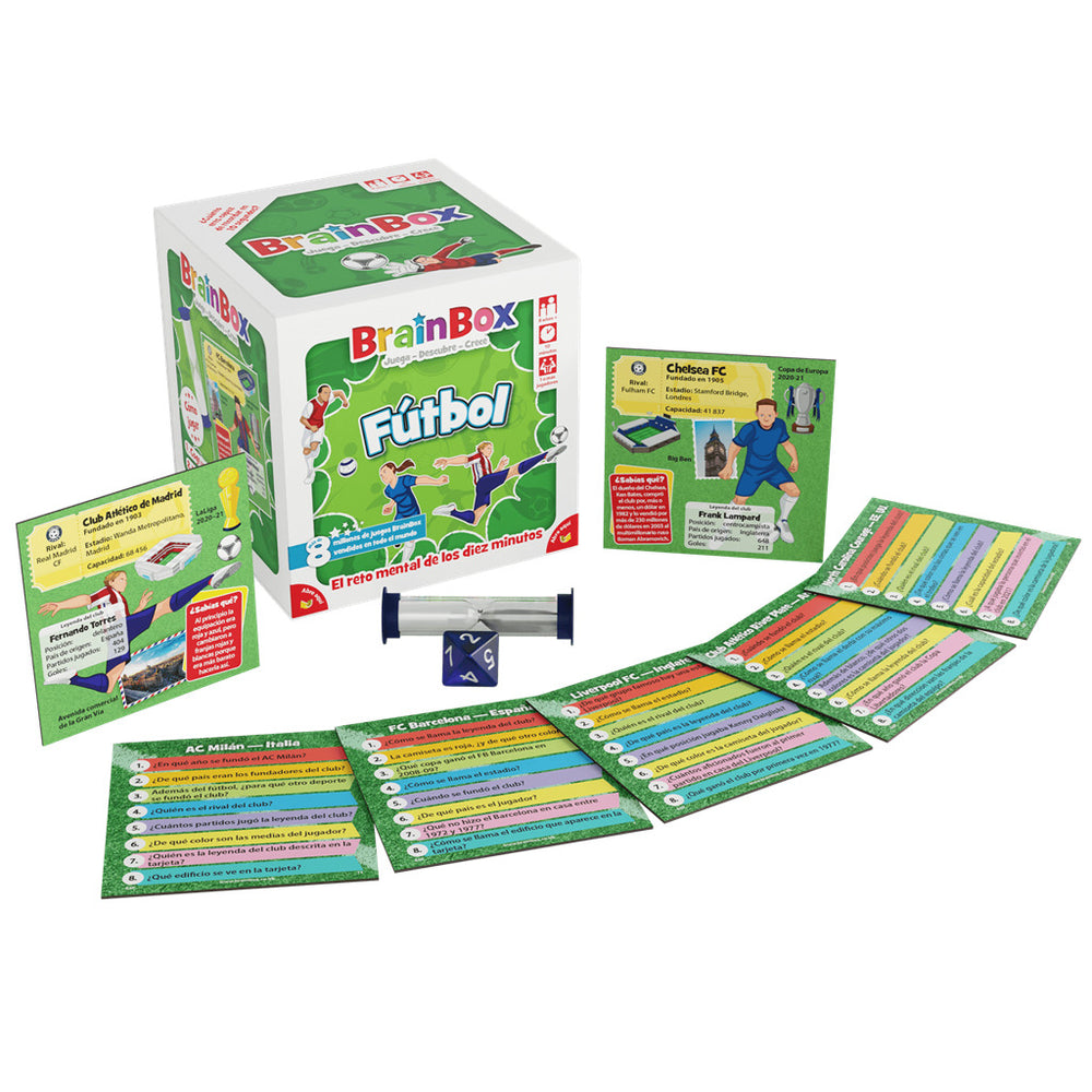 Juego De Mesa Brainbox Futbol Estrategia Para Niños Familia