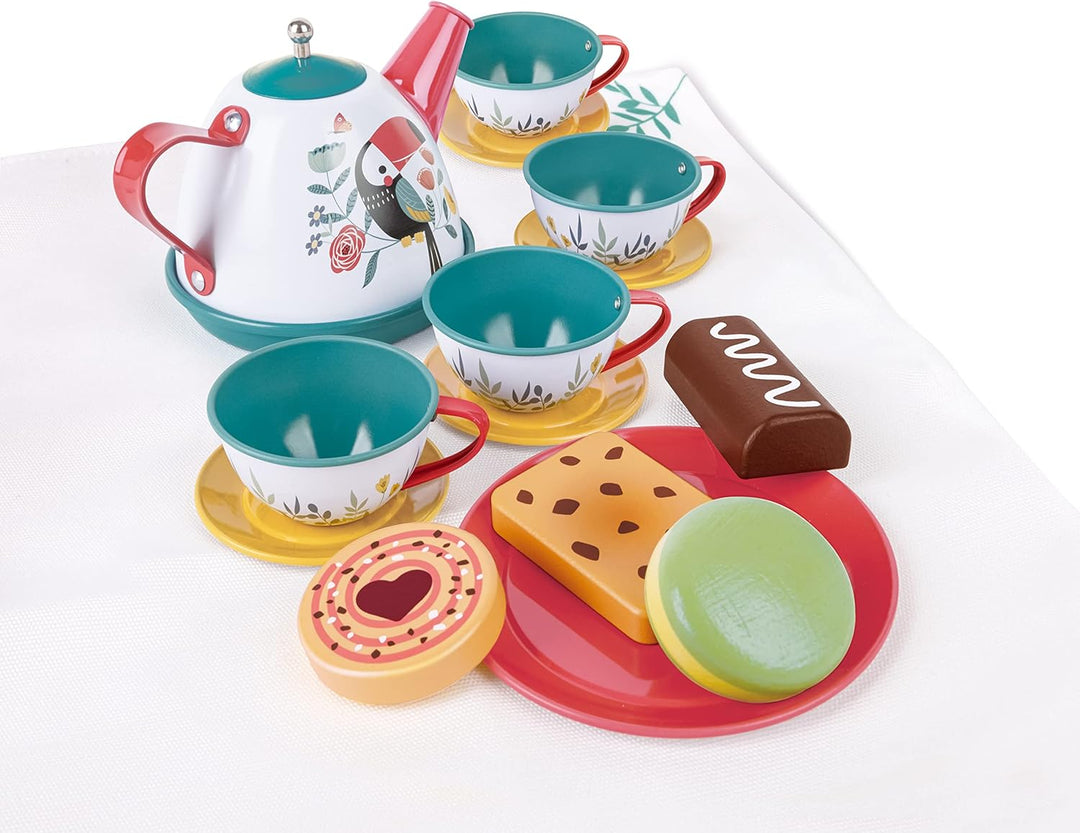 Set De Té Con Maletín 15 Piezas Para Niños