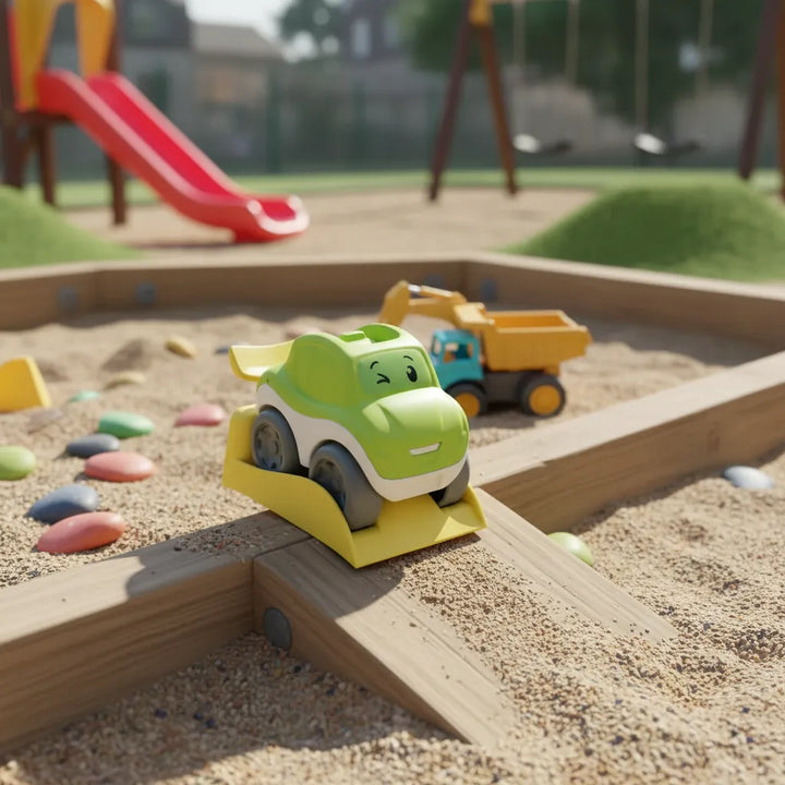 Juego Carro De Juguete Giros Locos verde para Bebes