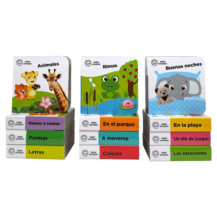 Libro Baby Einstein Biblioteca 12 Libros Para Niños