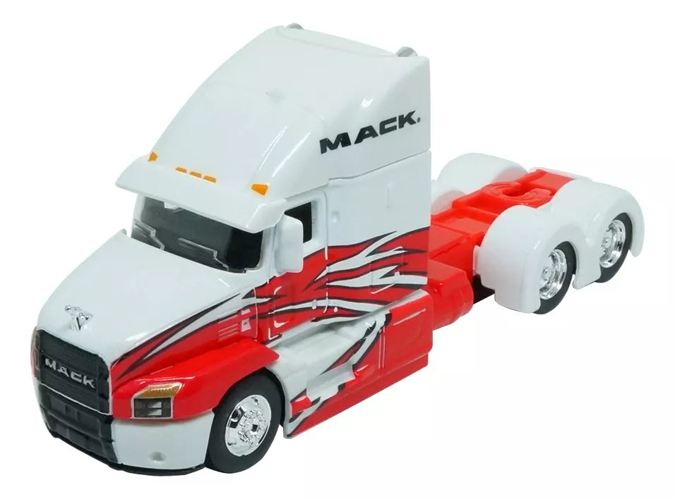 Camión escala 1/64 mack anthem Bburago