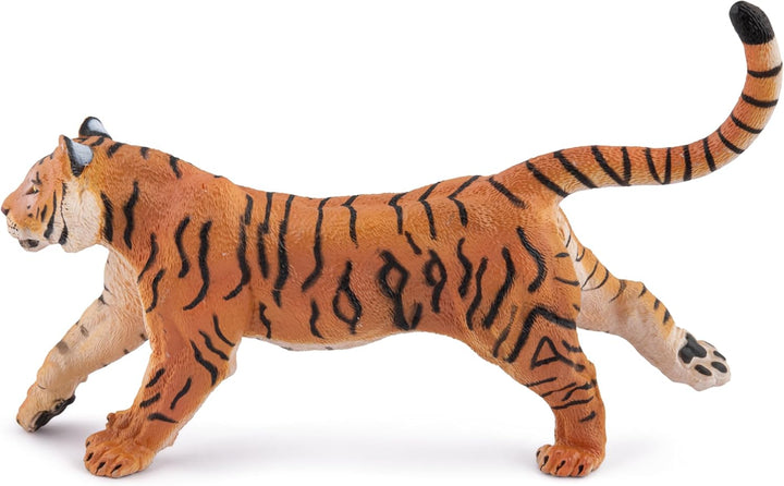 Figura Tigre Corriendo Pintada A Mano Papo