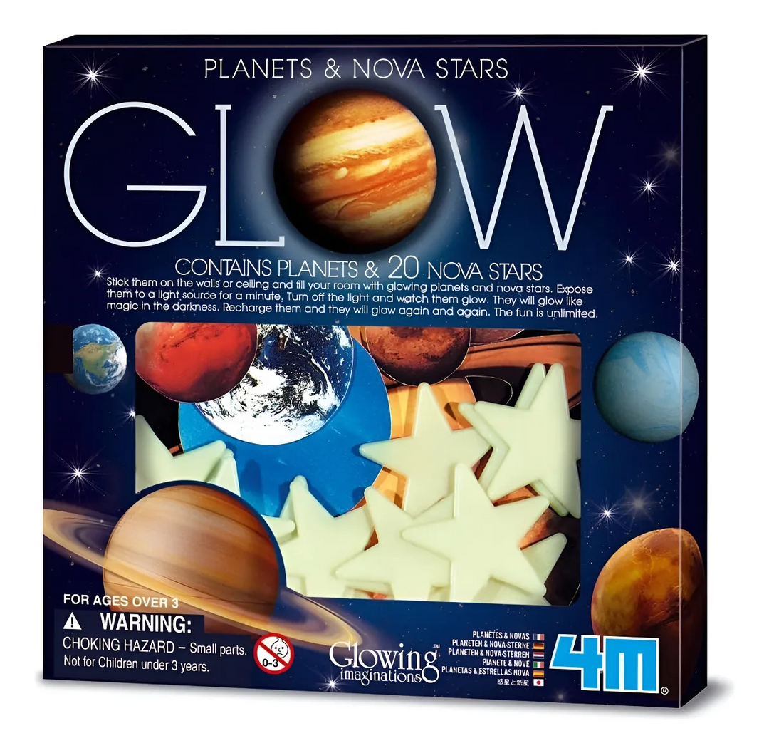 Set De Planetas Y Estrellas Que Brillan En La Oscuridad