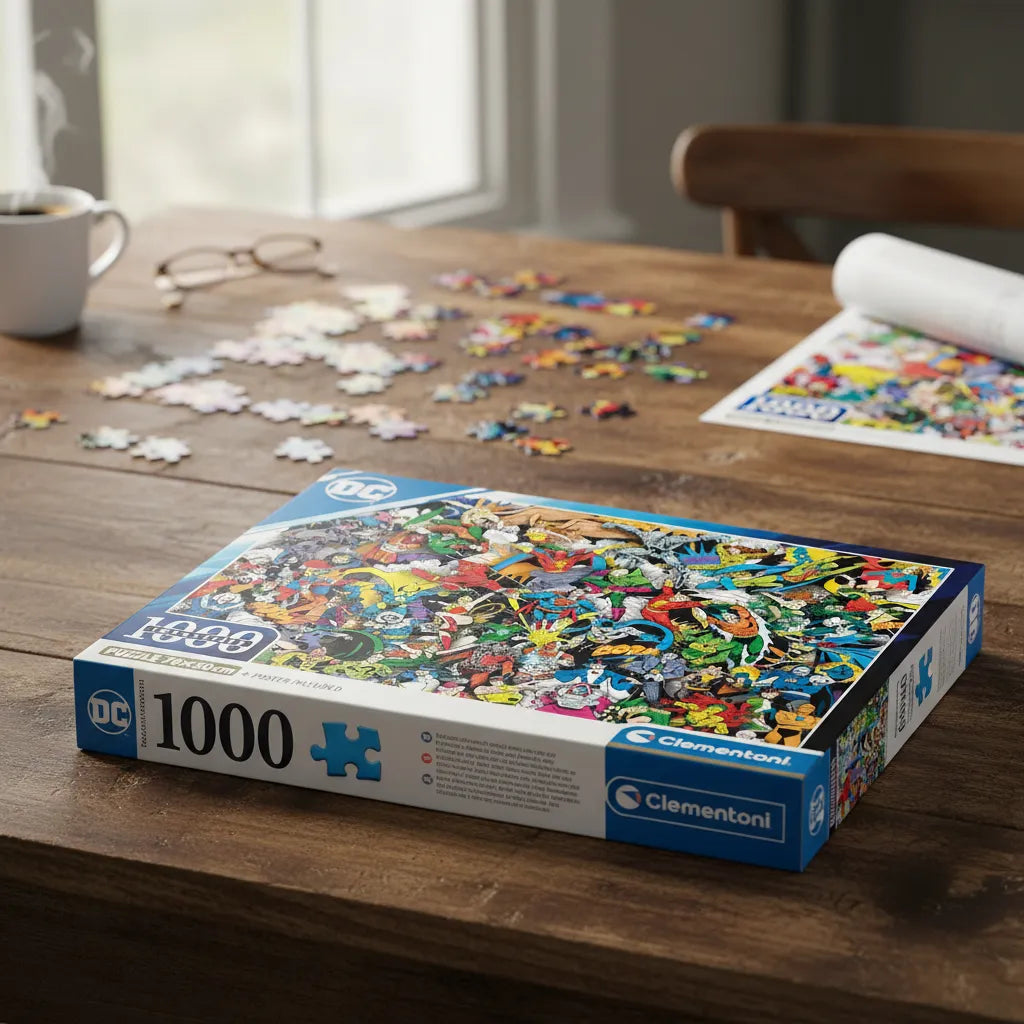 Rompecabezas 1000 Piezas Dc Comics Impossible Clementoni