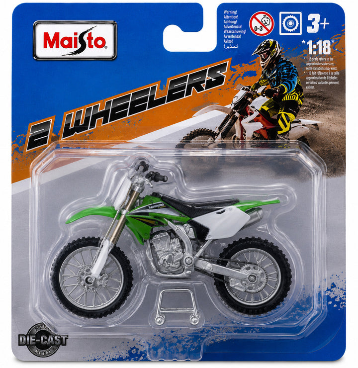 Moto Coleccionable Maisto Kawasaki Kx 250 Para Niños