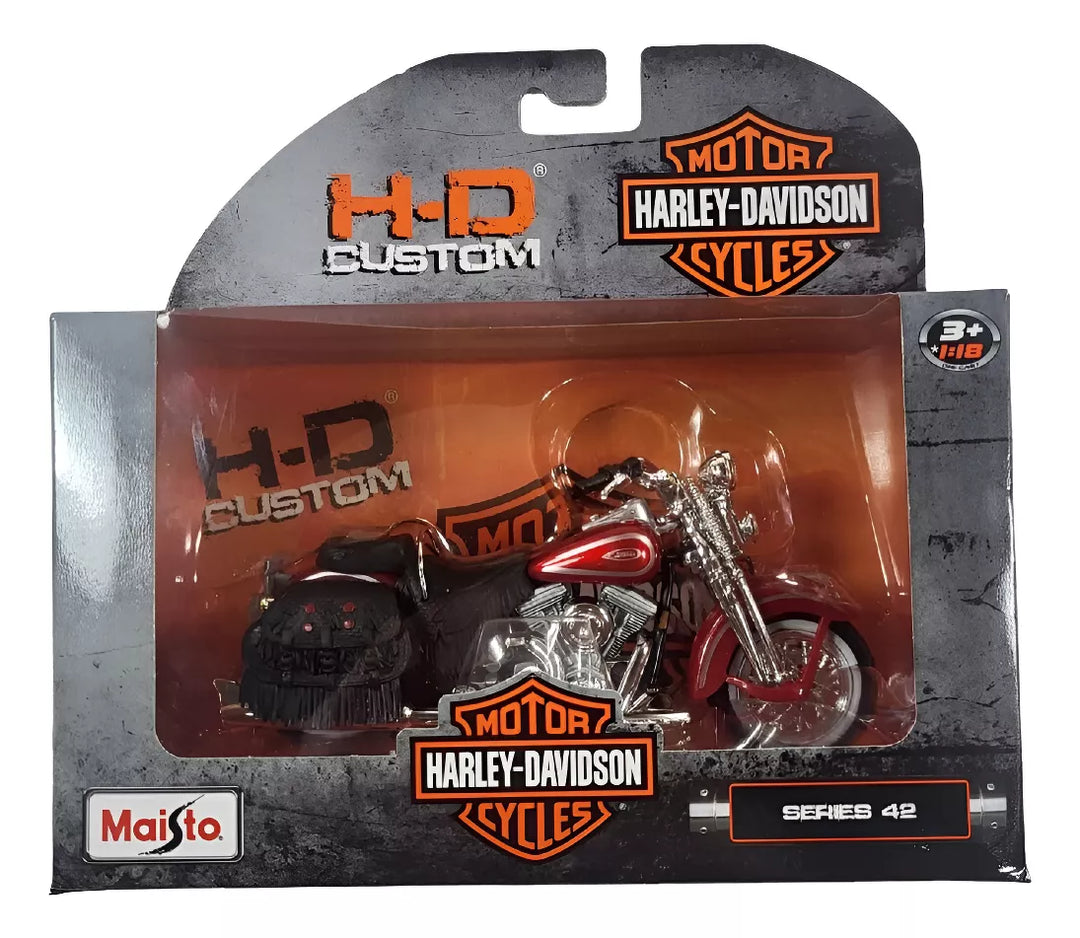 Moto Escala 1/18 Harley Davidson Flsts Heritage