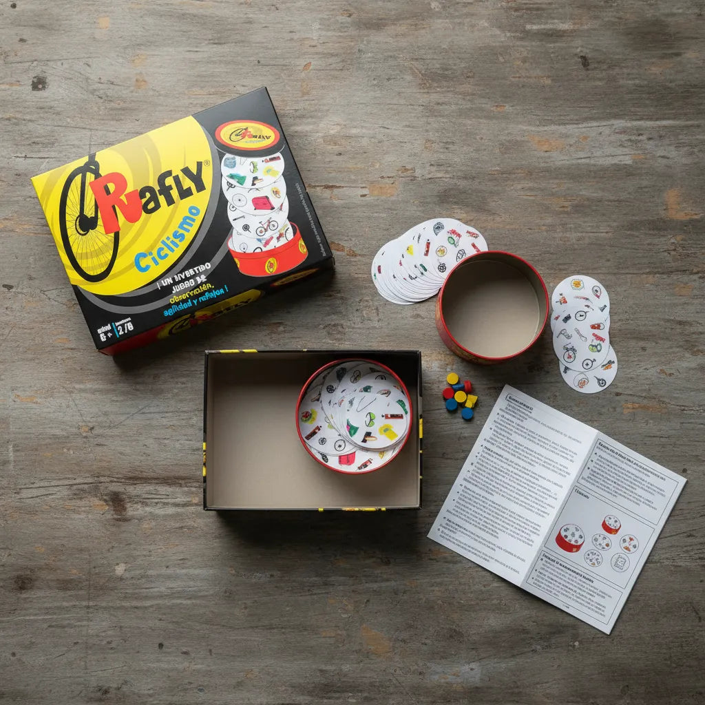 Juego De Mesa Rafly Ciclismo Estrategia Para Niños