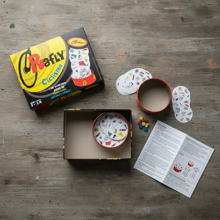Juego De Mesa Rafly Ciclismo Estrategia Para Niños