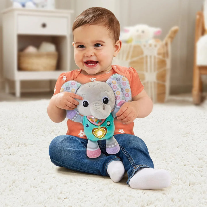 Juguete Bebé Peluche Elefante Luces Sonido