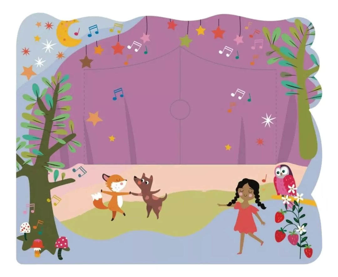 Libro Con Stickers Bosque Para Niños