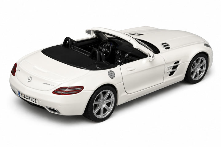Carro A Escala 1:43 Mercedes- Benz Sls Amg Roadmaster Blanco