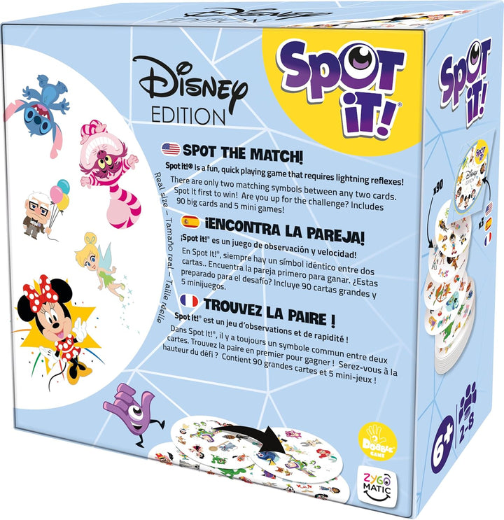Juego De Mesa Dobble 31 Disney Estrategia Para Niños Familia