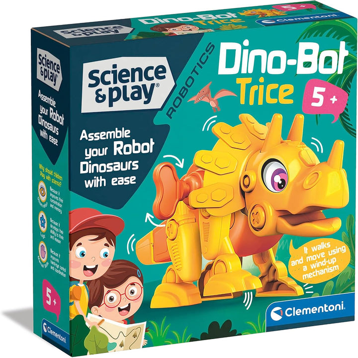 Juego Dino Bot Armable Triceratop Para Niños
