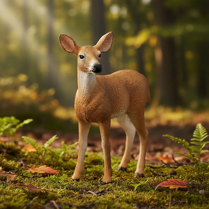 Figuras Ciervo  Hembra Pintada A Mano Schleich