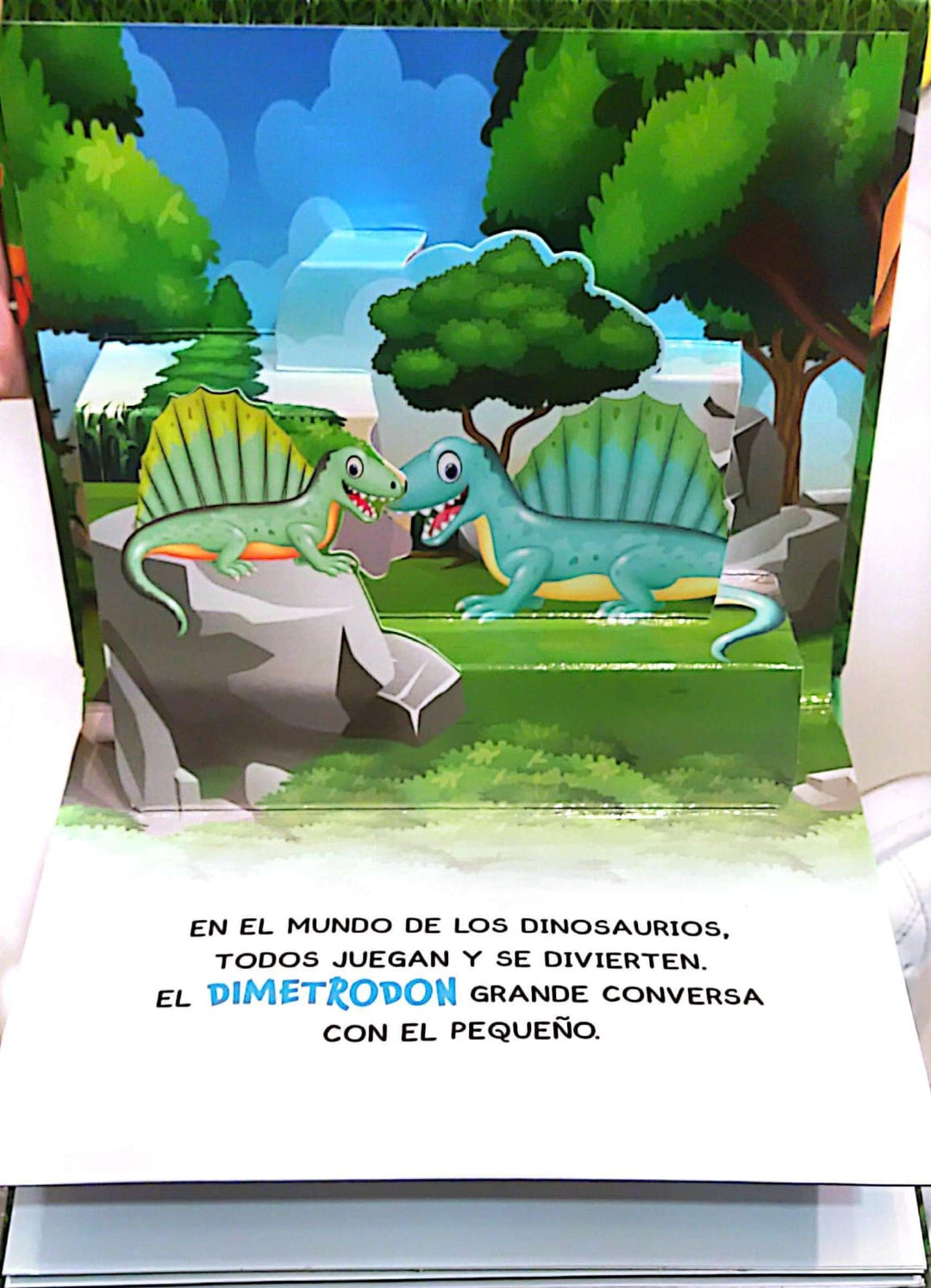 Libro Infantil Pop Up Dinosaurios Paseo De Amigos