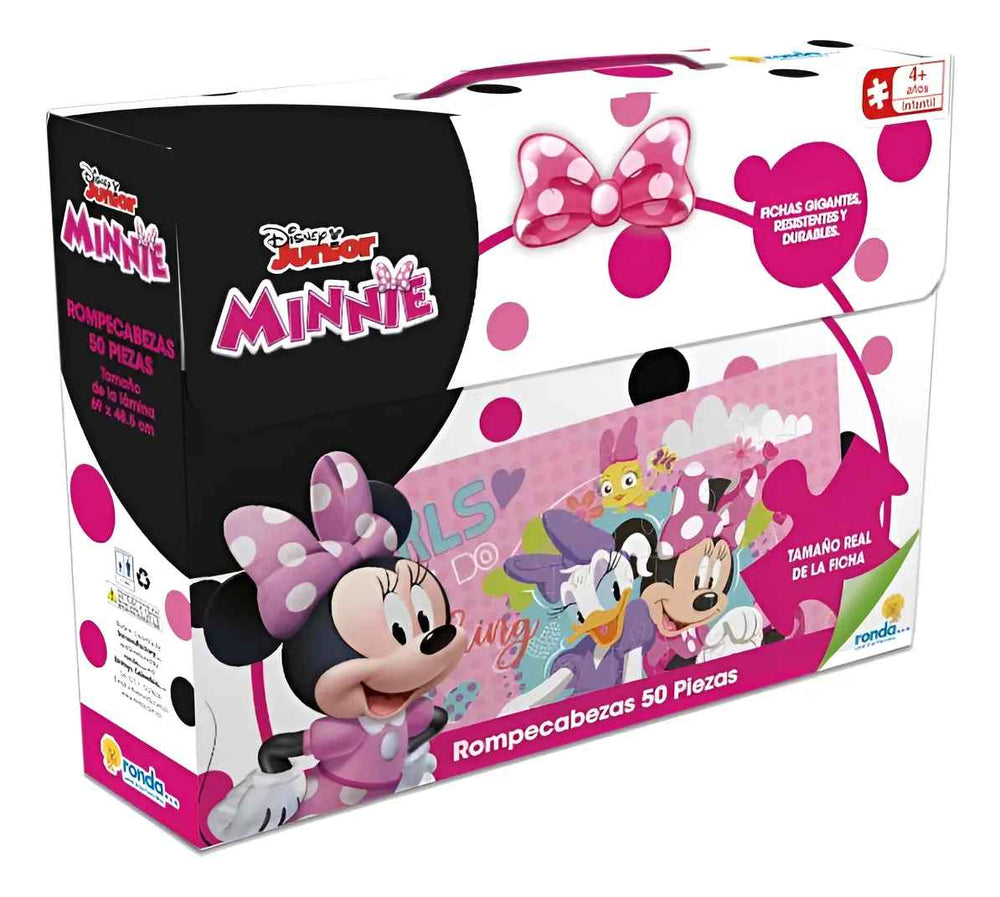 Rompecabezas Minnie Mouse 50 Piezas Para Niños