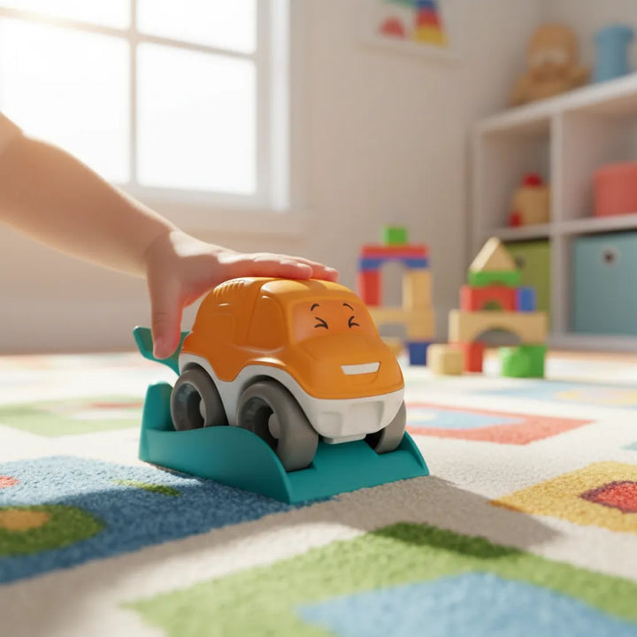 Carro De Juguete Giros Locos naranja para Bebes