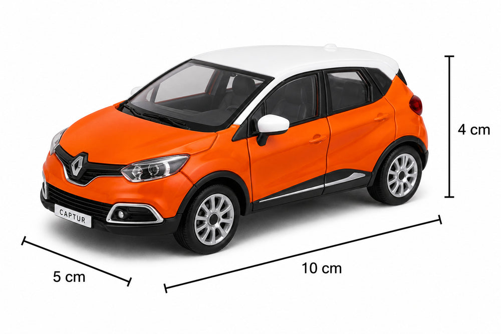 Carro Coleccionable Bburago 1/43 Renault Captur Naranja