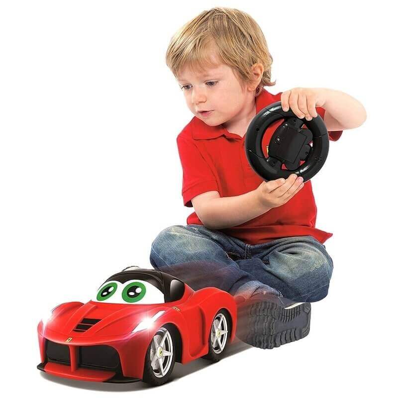 Carro A Control Remoto Ferrari Timón Niños