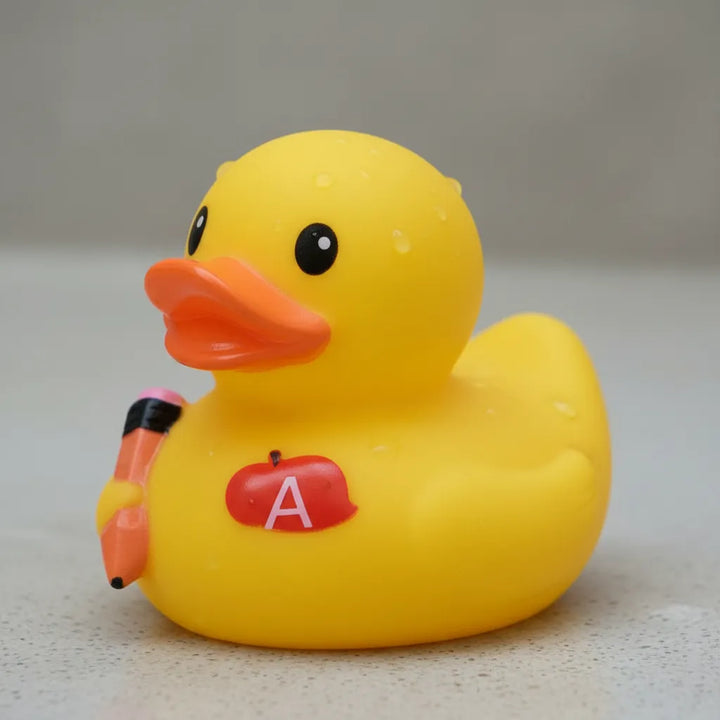 Juguete Patito De Baño Infantino Estudiante Para Bebés Niños
