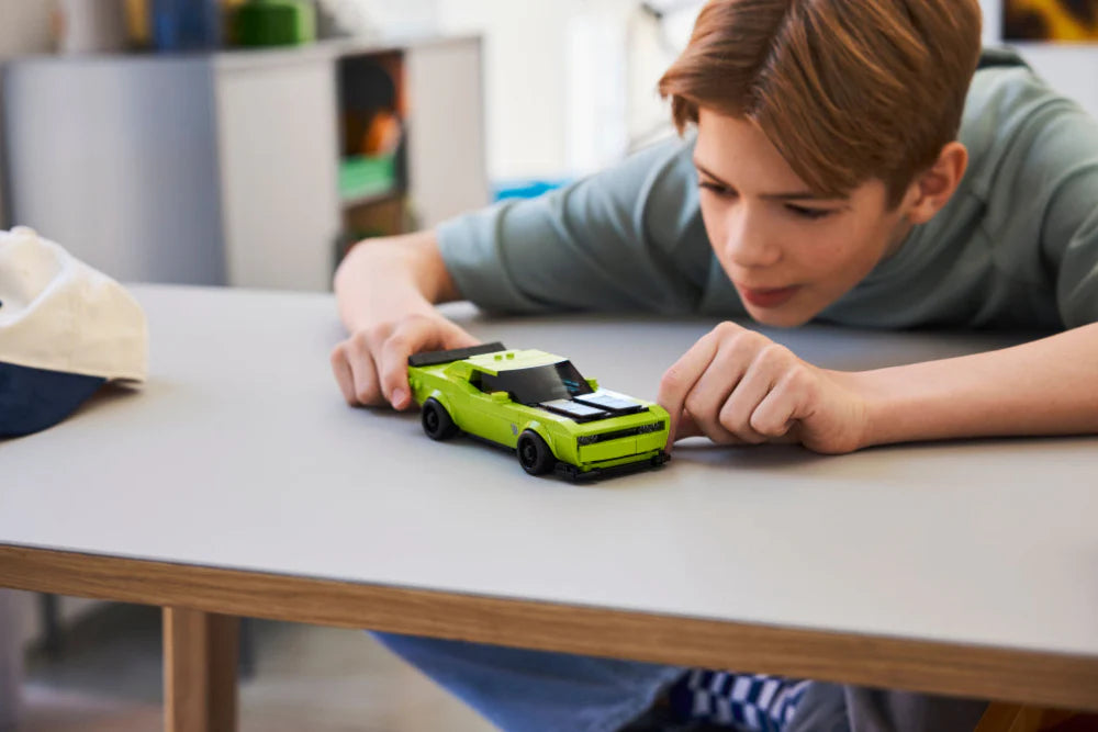 Juego Speed Champions Dodge Challenger Srt Hellcat Niños