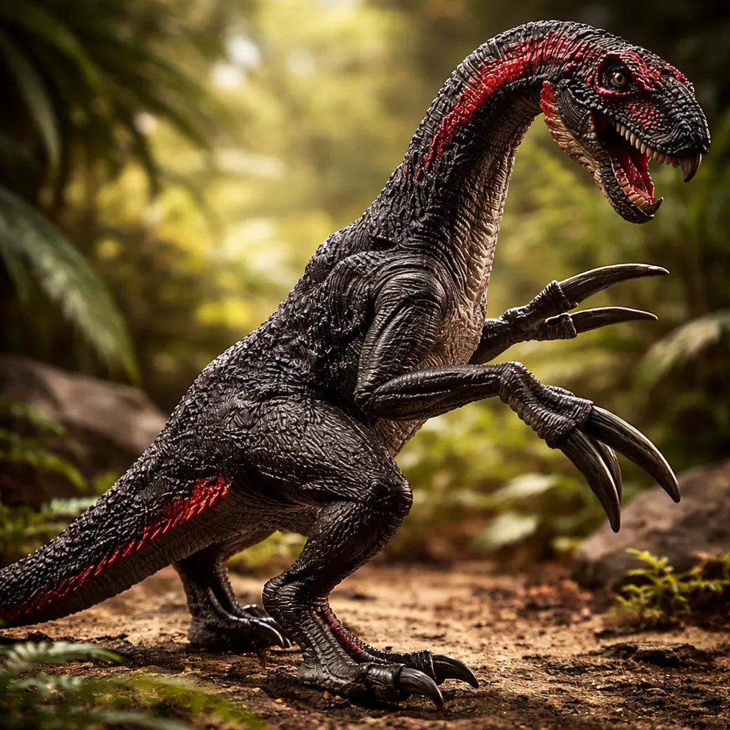 Figura Dinosaurios Therizinosaurio Pintado a Mano