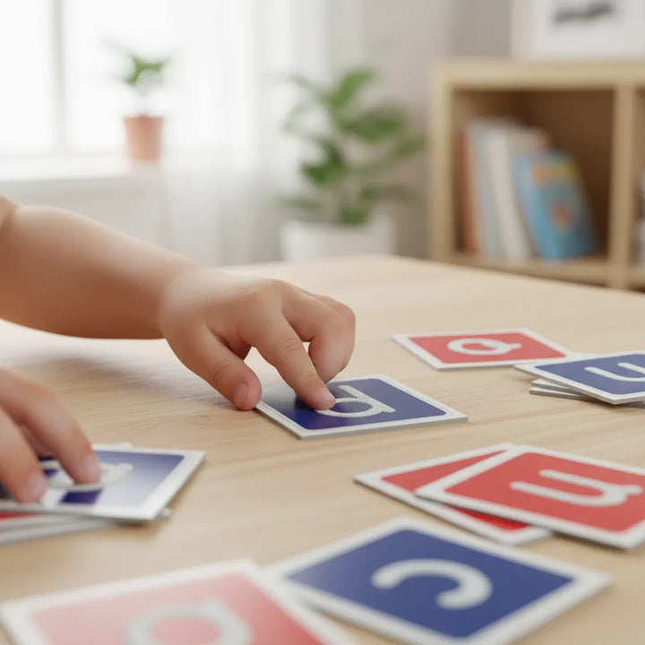 Juego Montessori Letras Táctiles Para Niños