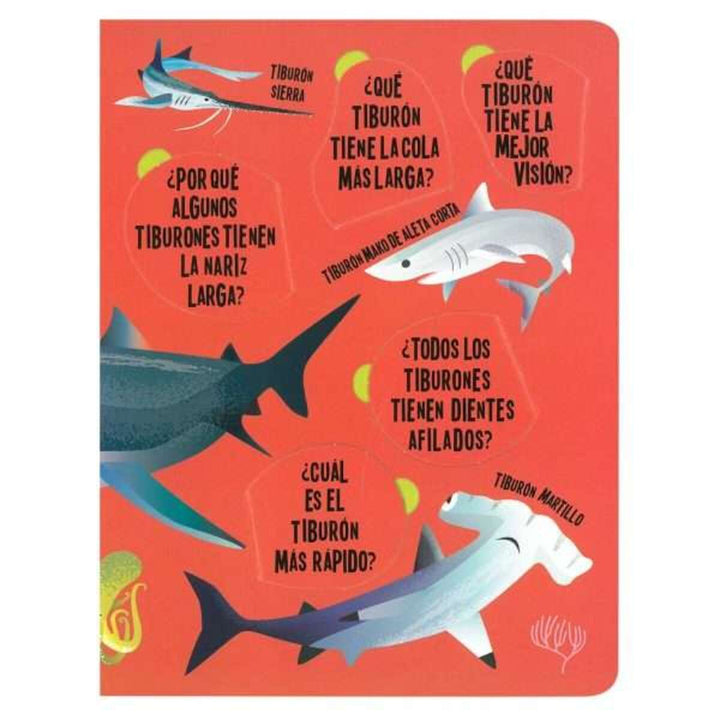 Libro educativo Busca Y Encuentra Tiburones niños