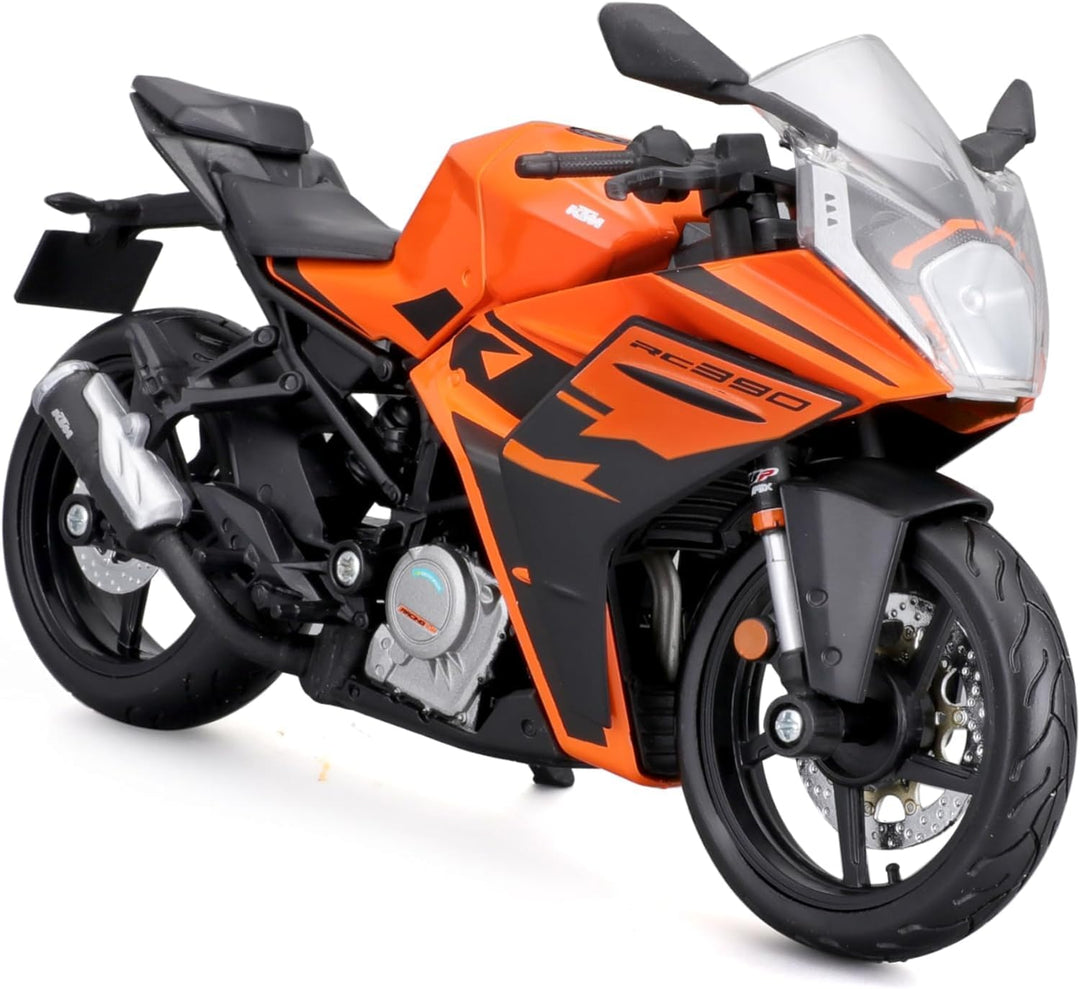 Moto Coleccionable 1:12 Mc Ktm Rc390 Naranja