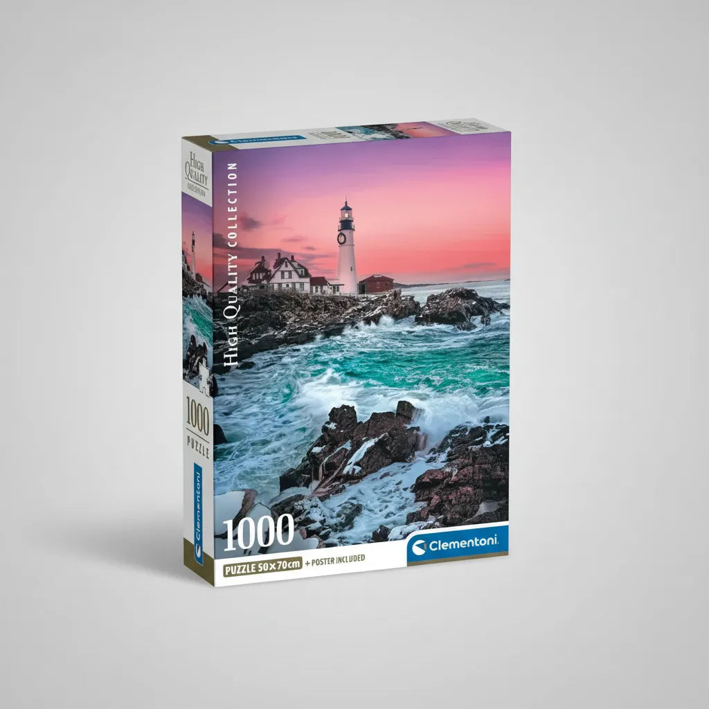 Rompecabezas 1000 Piezas Faro Junto Al Mar Clementoni