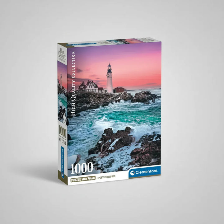 Rompecabezas 1000 Piezas Faro Junto Al Mar Clementoni