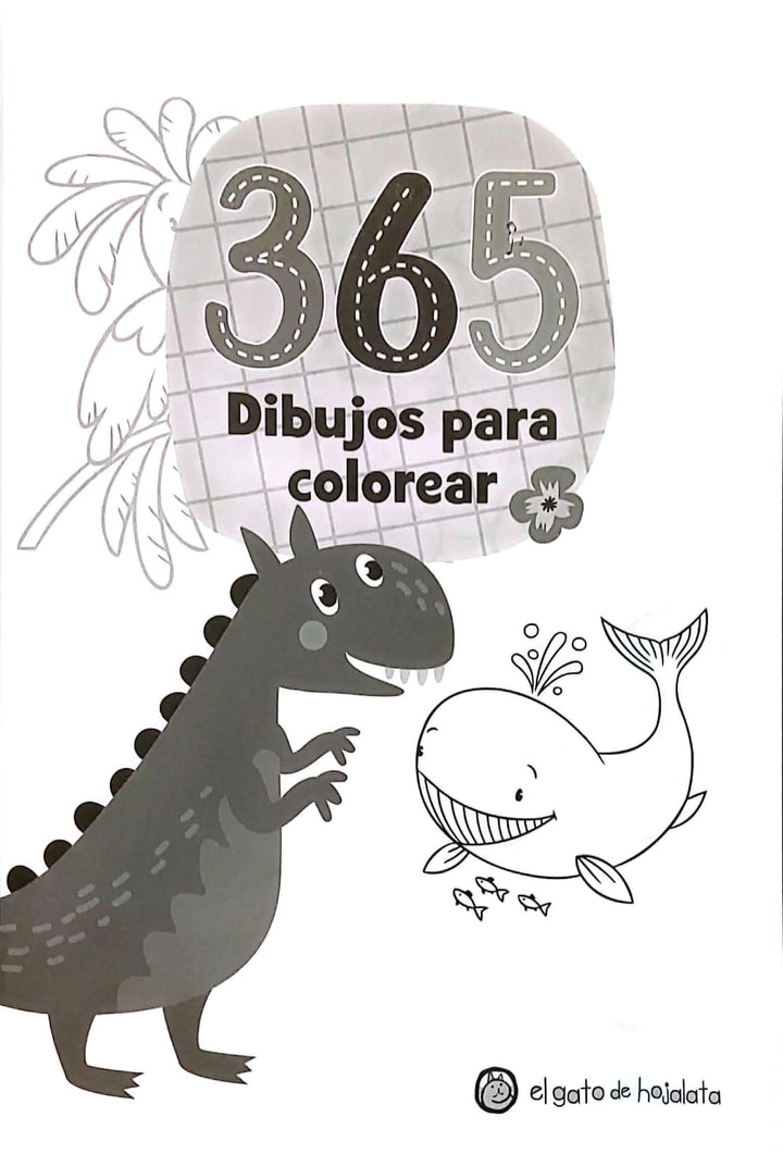 Libro Infantil Para Colorear Con 365 Dibujos