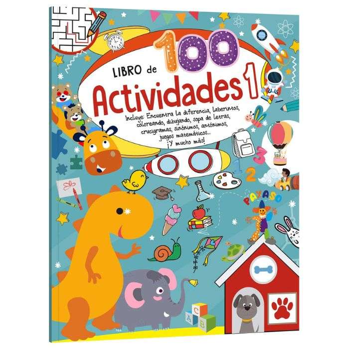 Libros Didáctico Con 100 Actividades Para Niños