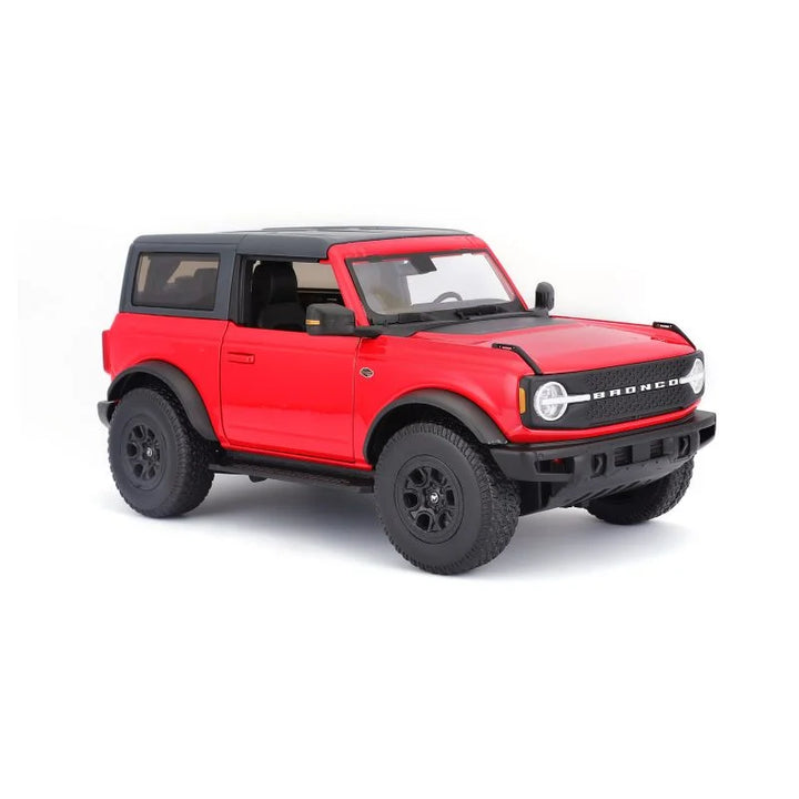 Carros A Escala 1:36 Maisto Ford Bronco Wiledtrank Rojo