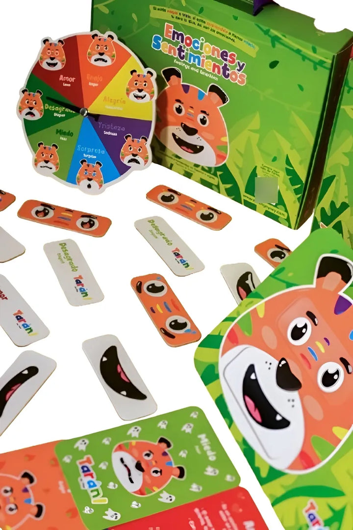 Juego Didáctico las Emociones Y Sentimientos Niños