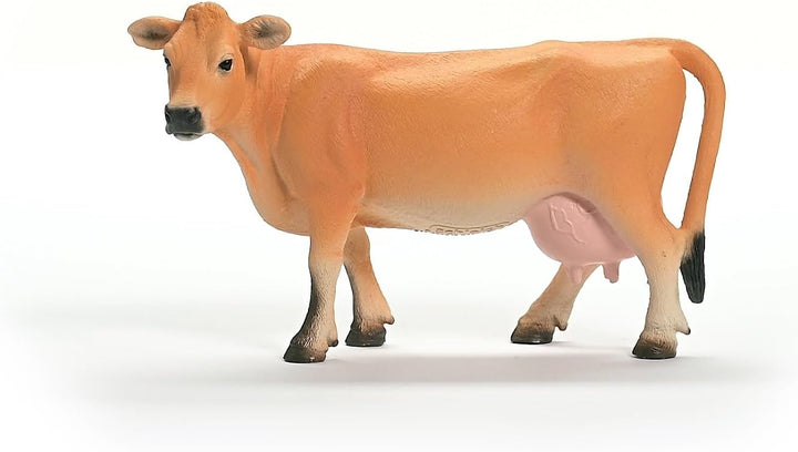 Figura Animales Vaca Jersey Pintada A Mano